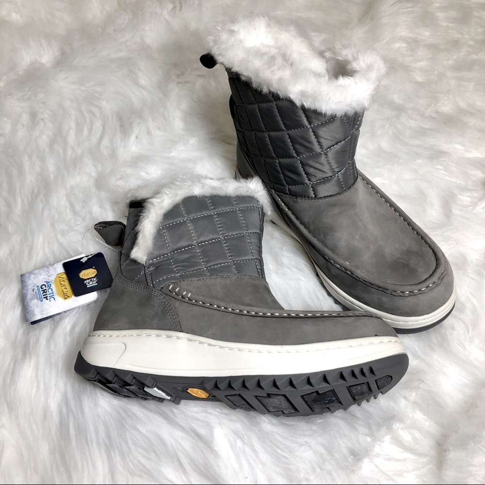 ❄️NEW!!! Sperry Altona Powder Waterproof Thinsulate Snow Boot W 7 Suede Quilted